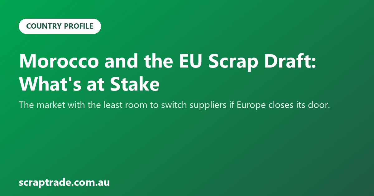 Morocco and the EU Scrap Draft: What's at Stake