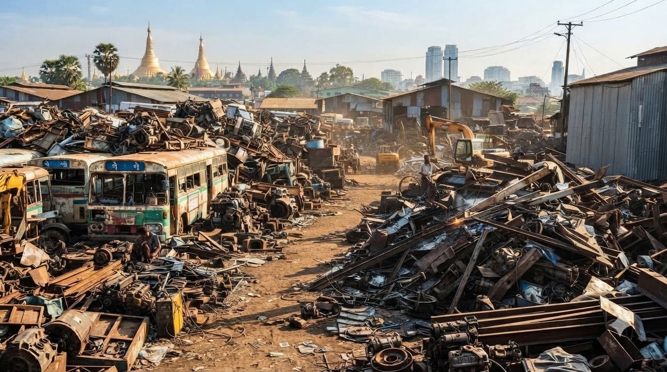 Myanmar Scrap Market: Secondary Metal Exports & Trade Flows