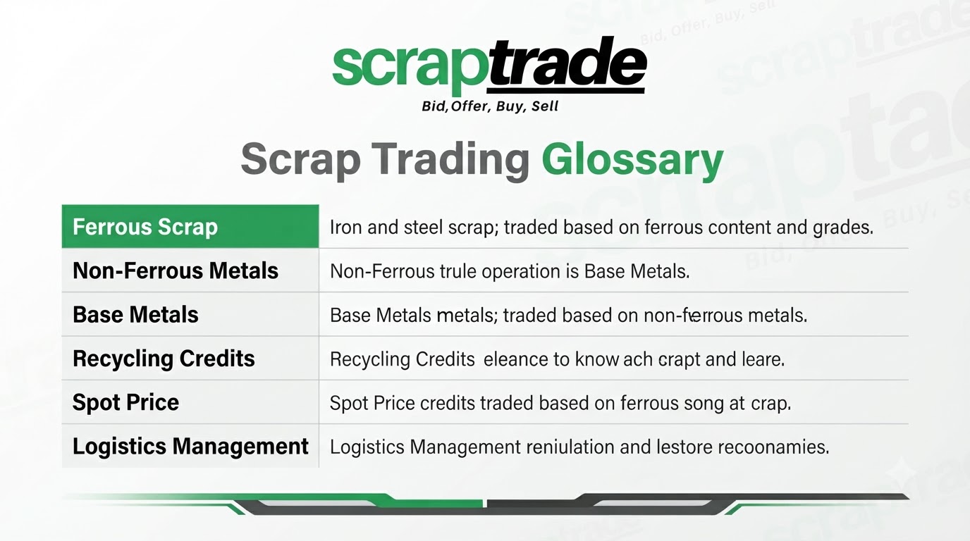 Scrap Trading Glossary: 40+ Key Terms Every Trader Should Know