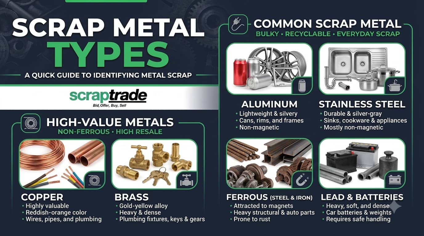 Scrap Metal Types and Grades