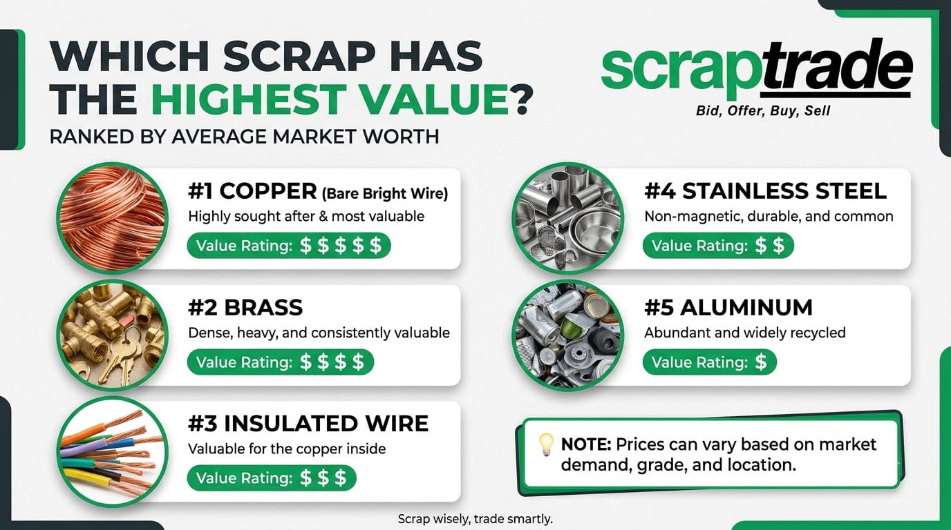 Which Scrap Has the Highest Value?