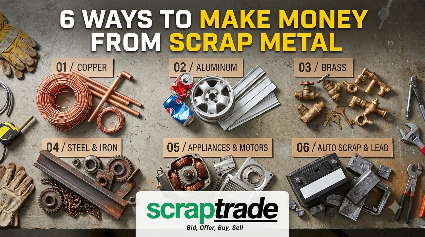 6 Ways to Make Money From Scrap Metal