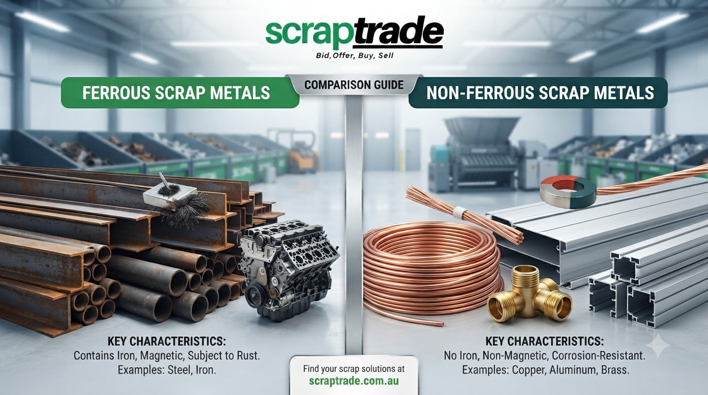 Ferrous vs Non-Ferrous Scrap Metal: What's the Difference and Why