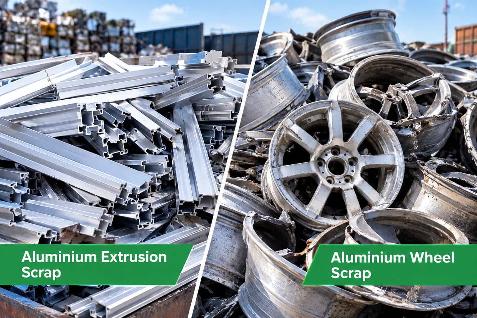 Aluminium Extrusion and Wheel Scrap